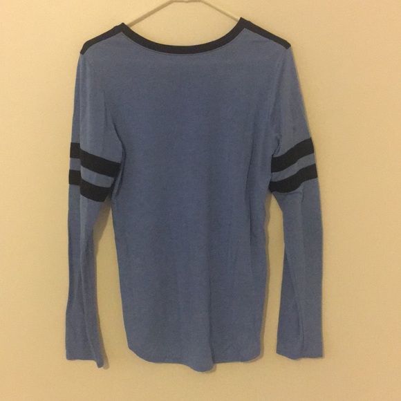 Blue Stranded LA long sleeved shirt - Picture 2 of 3